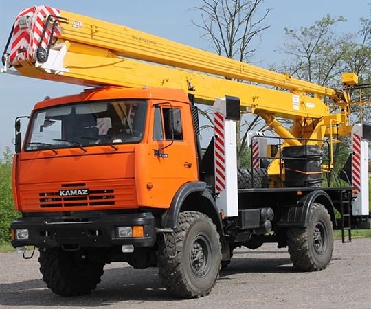 Аренда автовышки в Радужном и  Ханты-Мансийском автономном округе